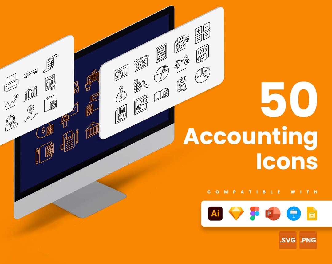 Accounting Icons | Vector Icons for Powerpoint, Keynote, Illustrator ...