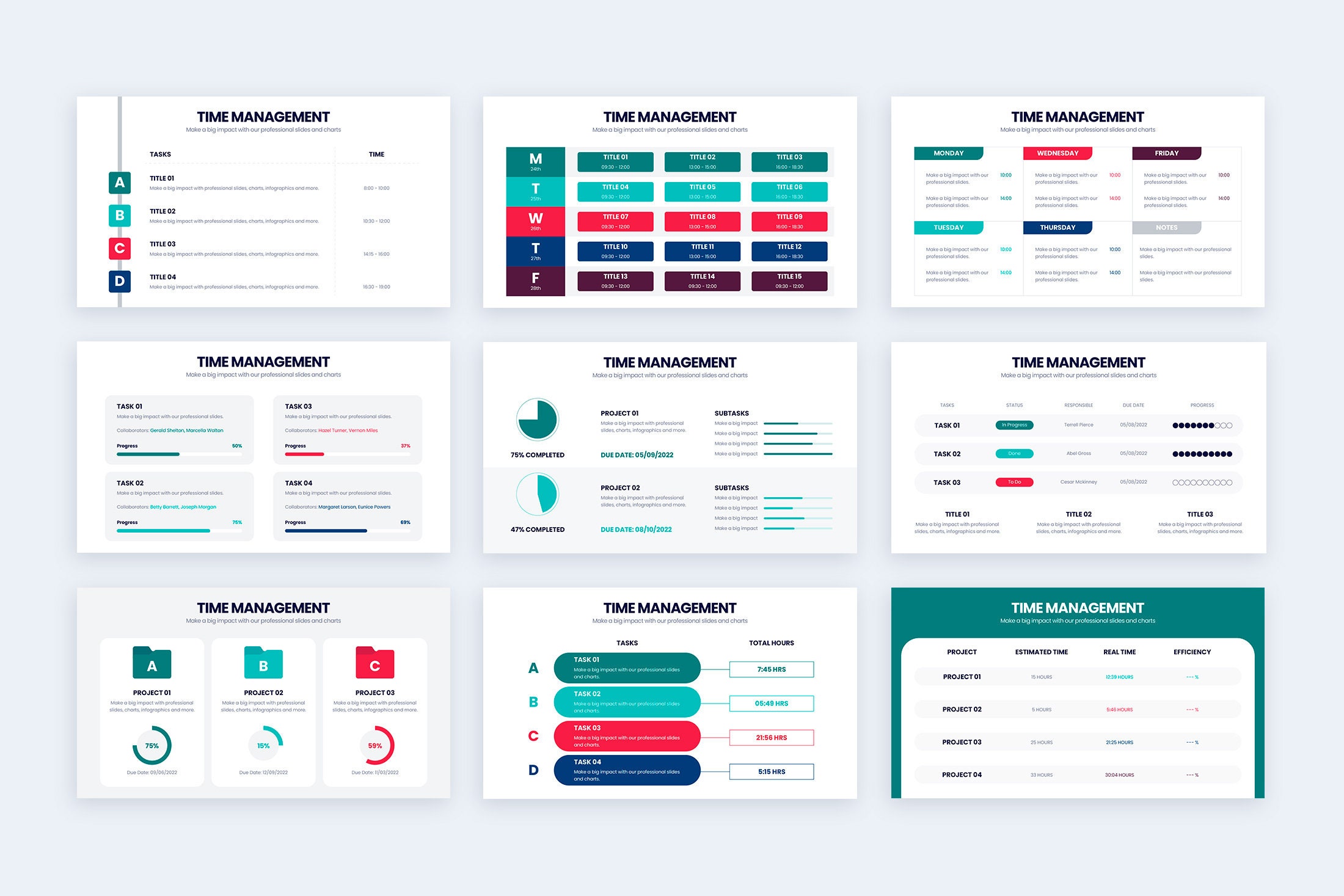 Time Management Infographics | Template for Powerpoint | Best ...