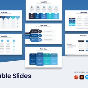 表スライド インフォグラフィック テンプレート | PowerPoint、Illustrator、Keynote、Google スライド用の図