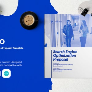 CANVA および ILLUSTRATOR 向け SEO 提案テンプレート