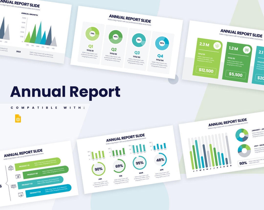 Annual Report Infographics | Template for Google Slides | Best Google ...