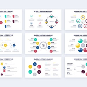 Bubble Map Infographics | Powerpoint Template, Template for Powerpoint ...