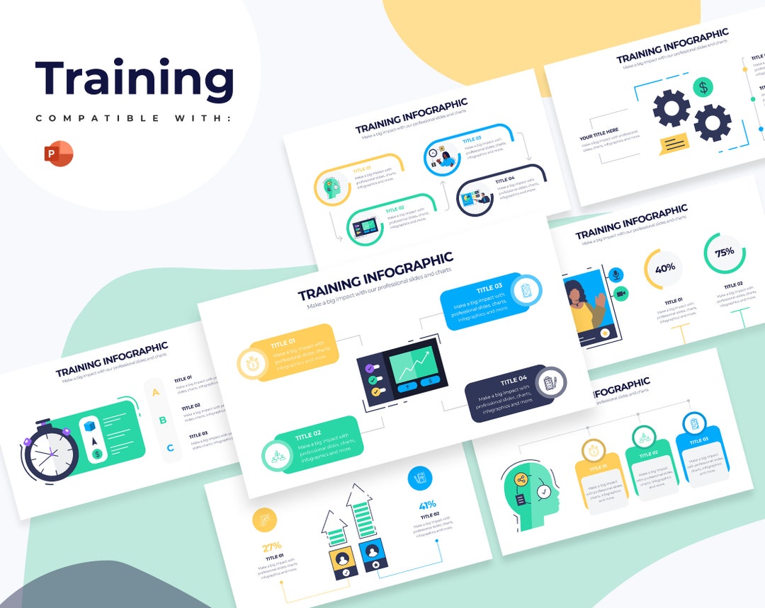 Training Infographics Powerpoint Template, Template for Powerpoint ...
