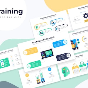 Training Infographics | Powerpoint Template, Template for Powerpoint, Powerpoint Template, Template Design, Powerpoint Infographic