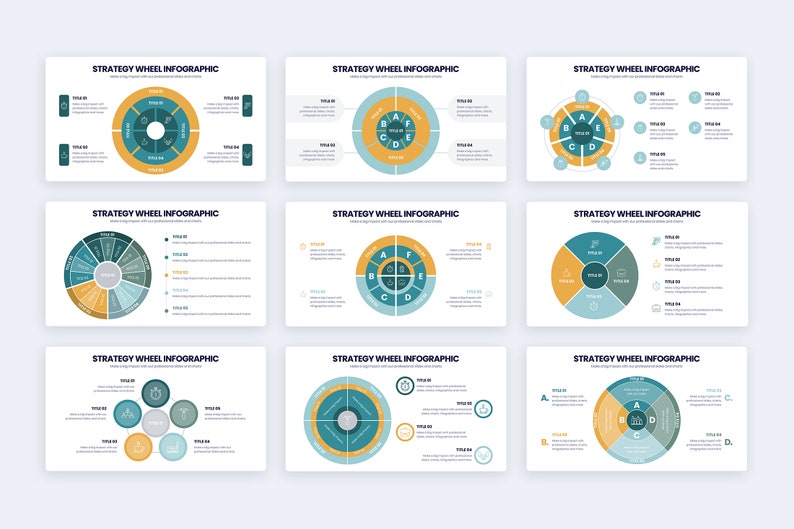 Strategy Wheel Infographics | Template for Keynote | Best Keynote ...