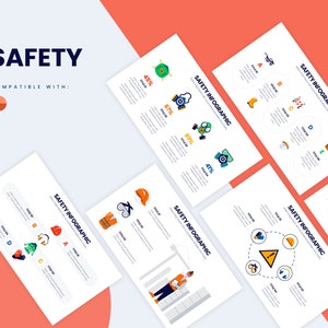 Safety Infographics | Template for Powerpoint, Best Powerpoint Template, Professional PowerPoint Templates, PPTX Infographic