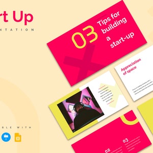 Start Up Presentation Template | PowerPoint Template, Slides for Keynote, Google Slides and Illustrator