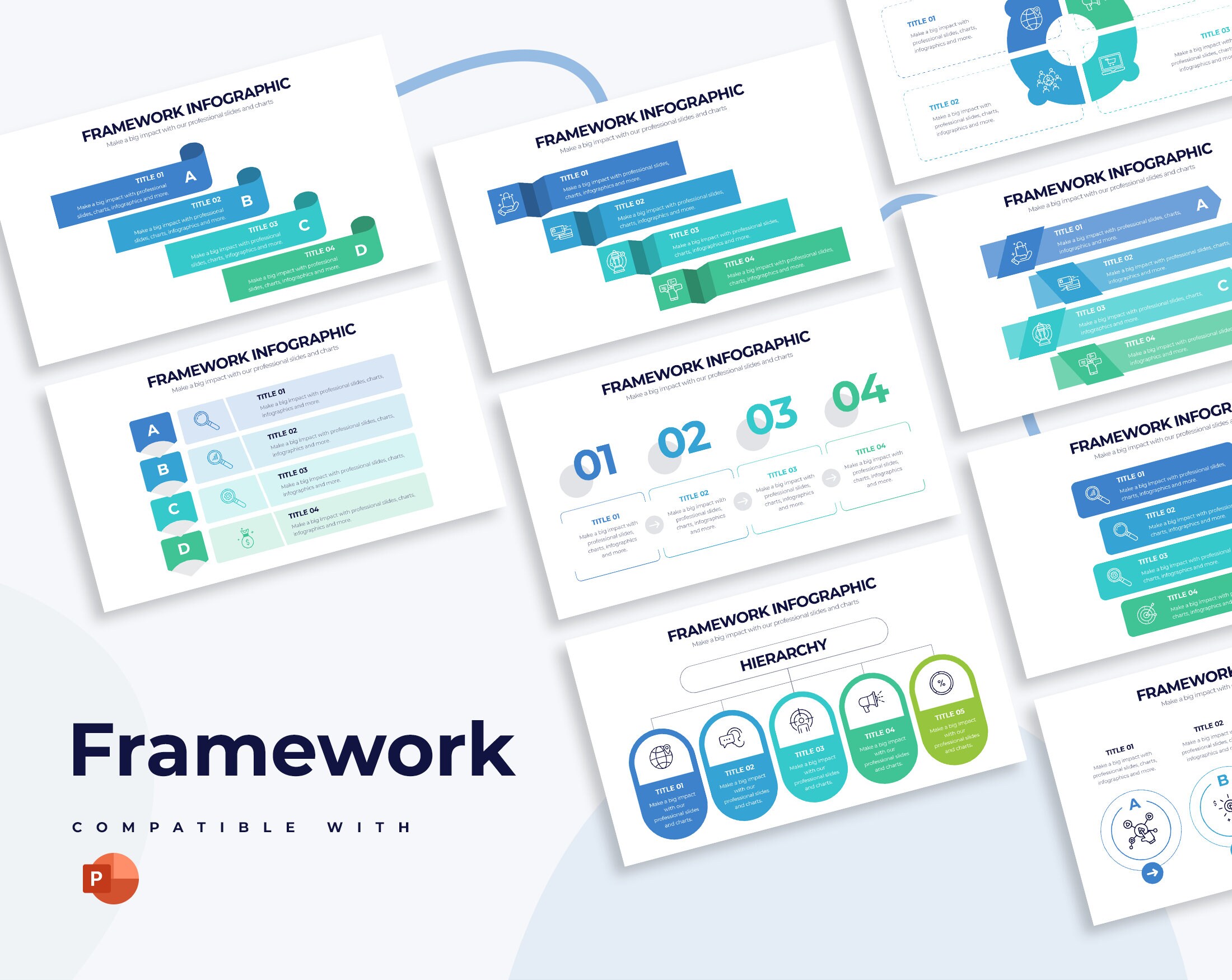Framework Infographics | Powerpoint Template, Template for Powerpoint, Template Design, Powerpoint Template, Powerpoint Infographic