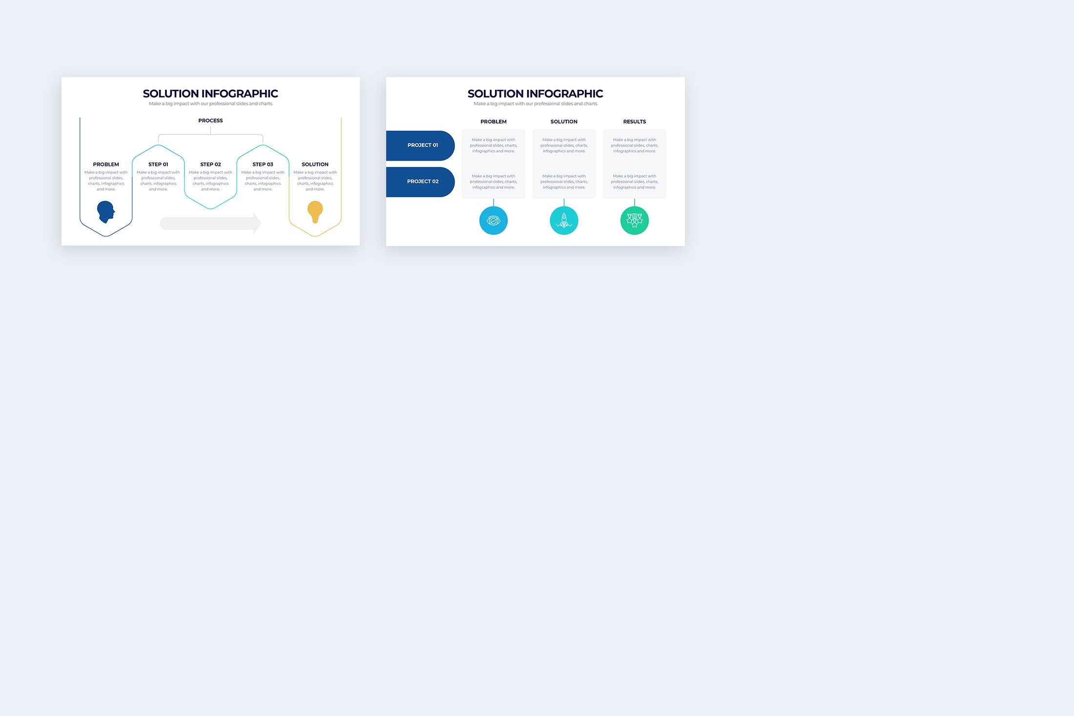 Solution Infographics | Powerpoint Template, Template for Powerpoint ...