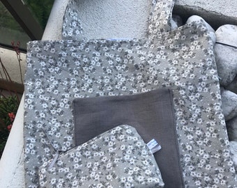 Tote bag et sa pochette assortie