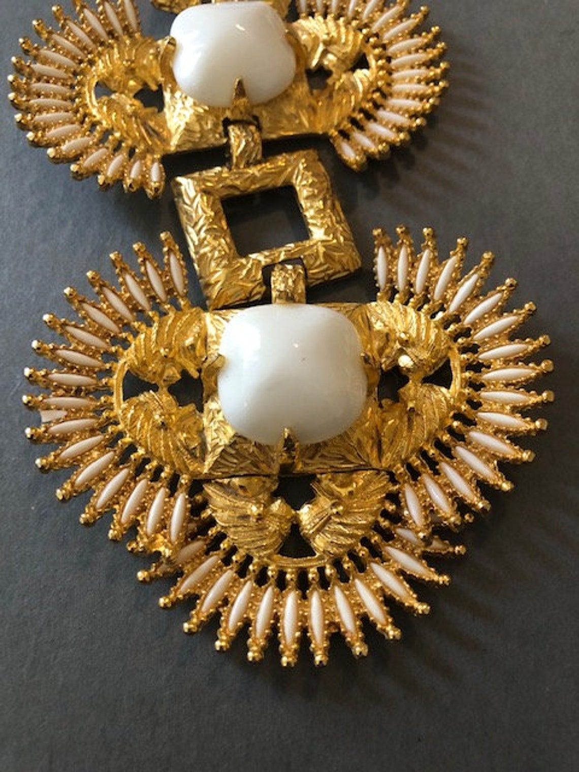 Dramatic Vintage CASTLECLIFF Pendant Etsy