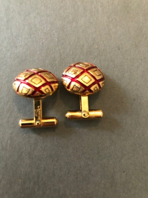 Vintage Christian Dior Cufflinks Etsy