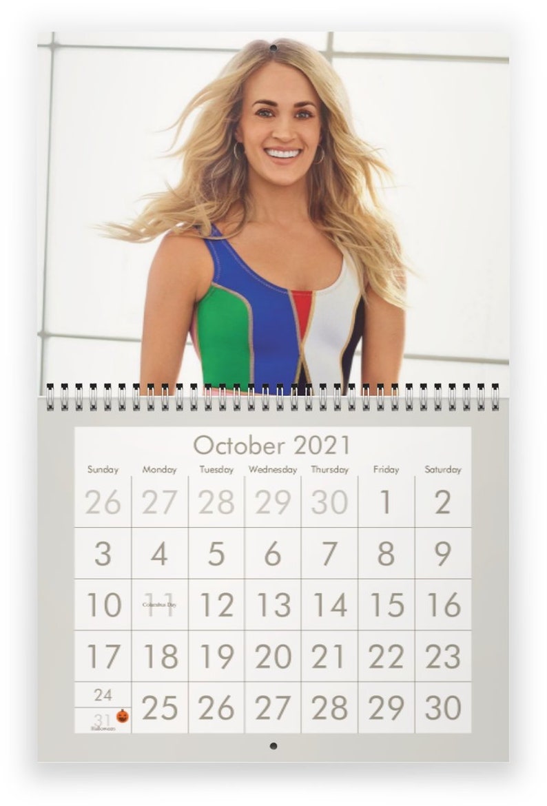 Carrie Underwood 2021 Wall Calendar Etsy
