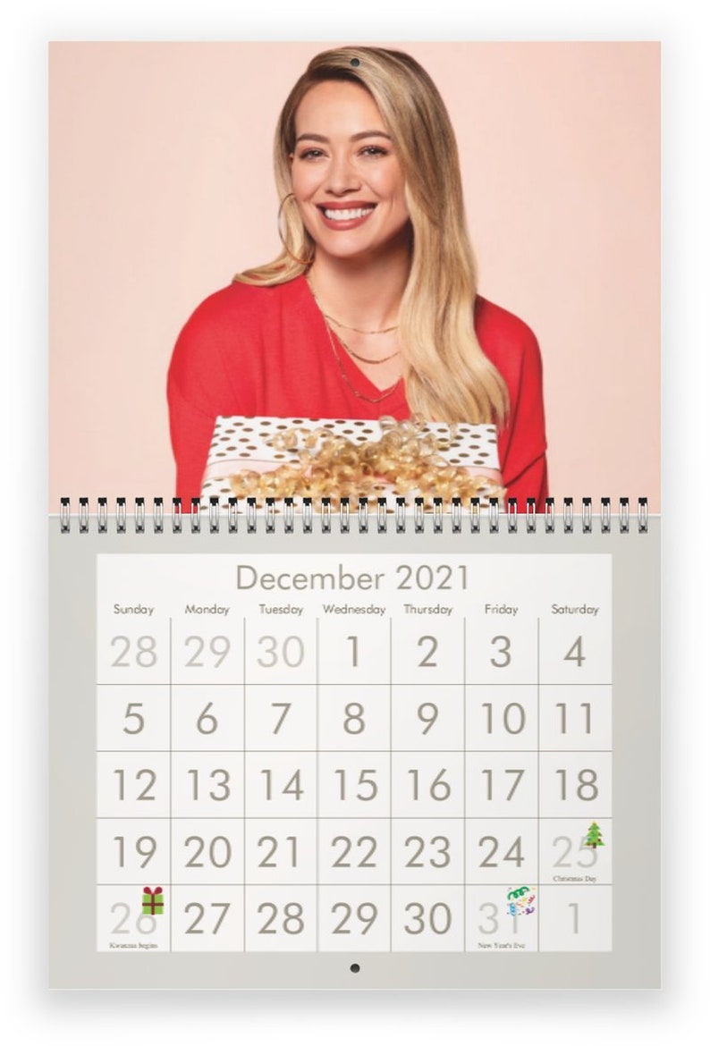 Hilary Duff 2021 Calendrier mural | Etsy