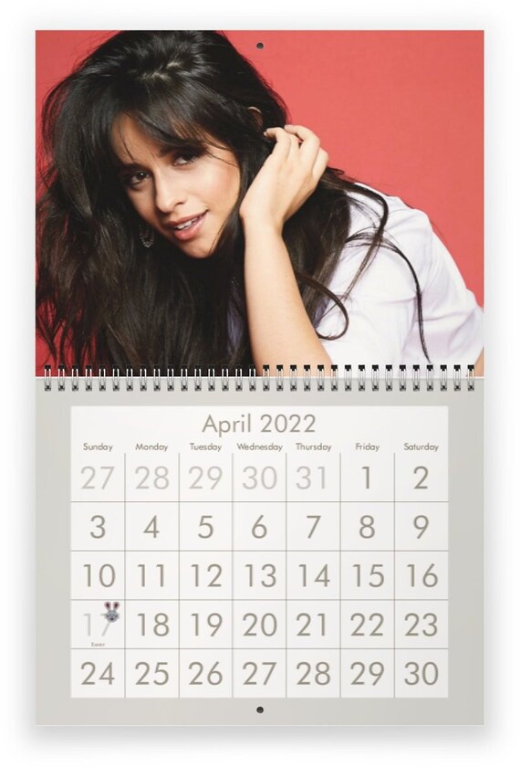 Camila Cabello 2022 Wall Calendar Etsy