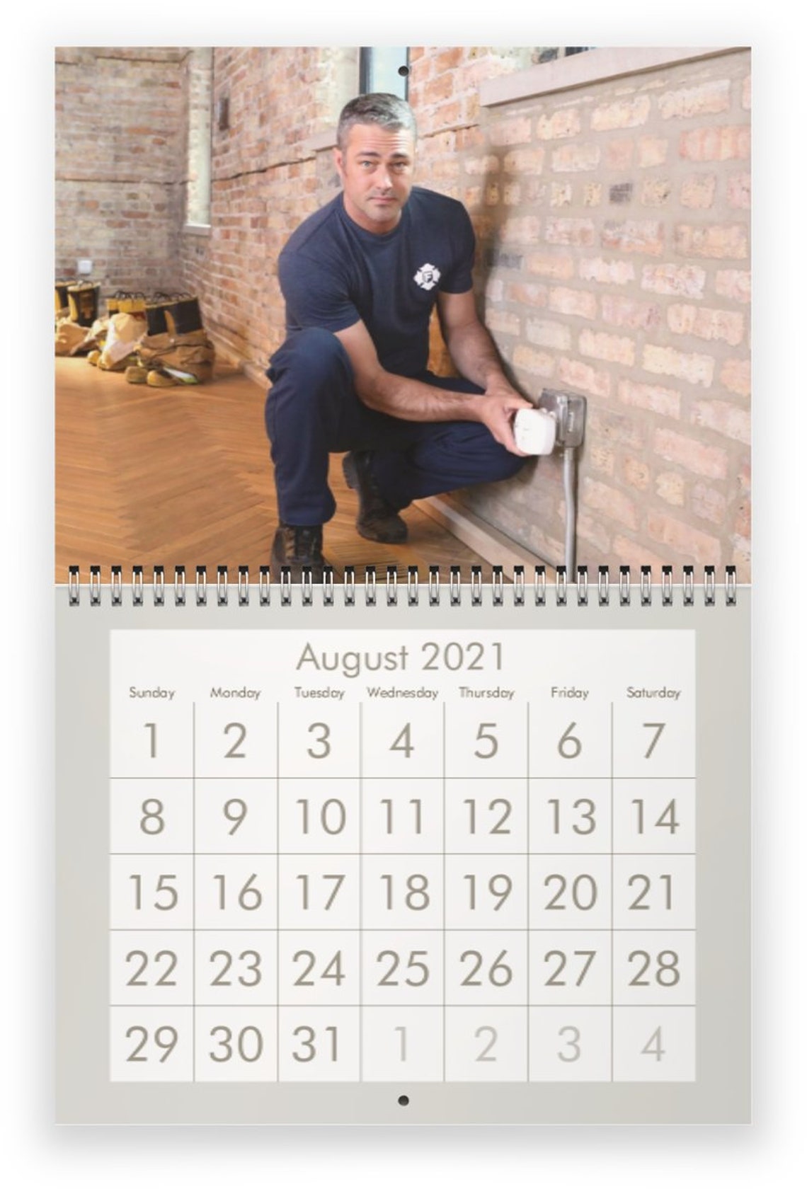 Taylor Kinney 2021 Wall Calendar Etsy