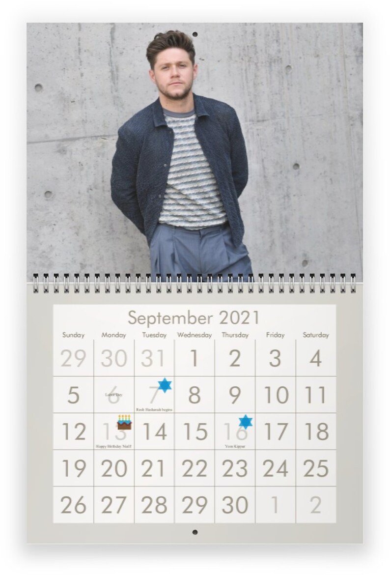 Niall Horan 2021 Wall Calendar | Etsy
