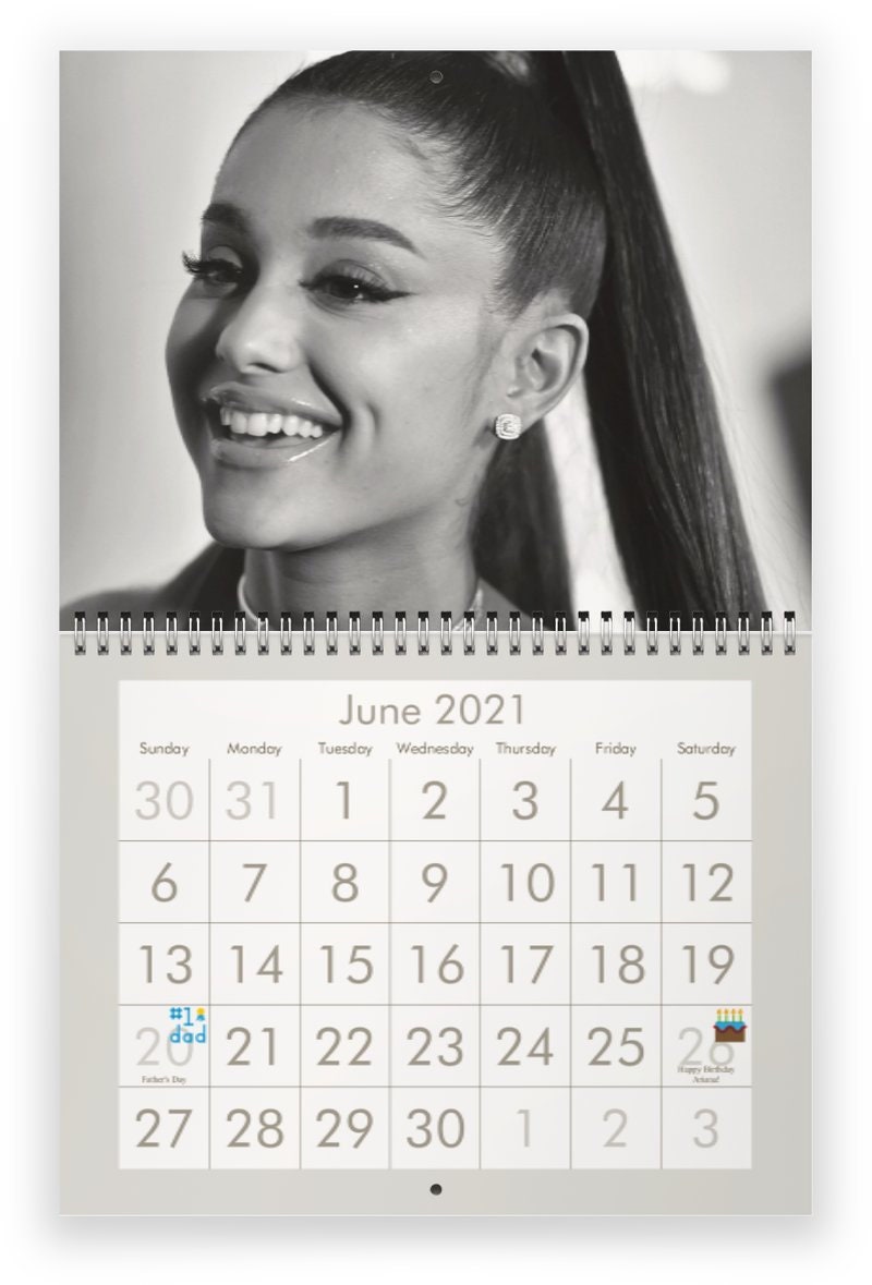 Ariana Grande Calendar