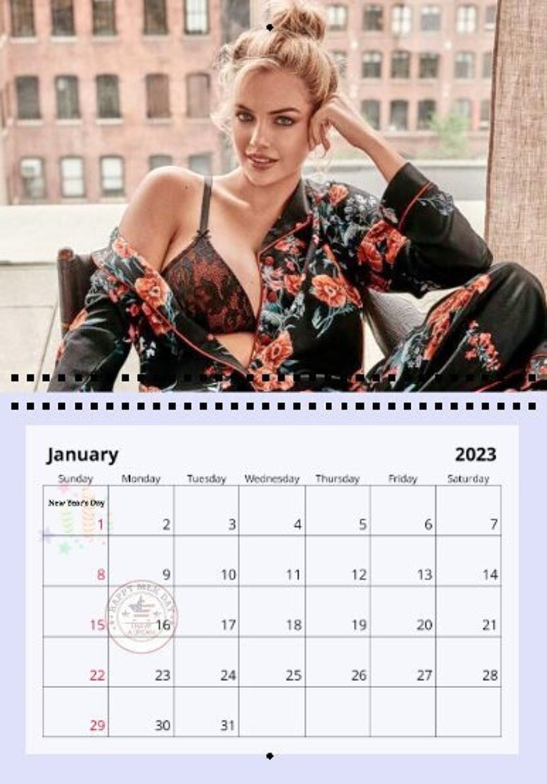 Kate Upton 2023 Wall Calendar - Etsy