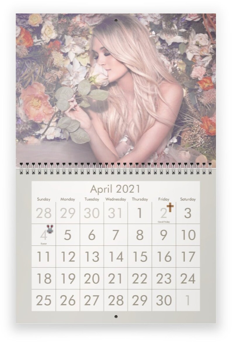 Carrie Underwood 2021 Wall Calendar Etsy