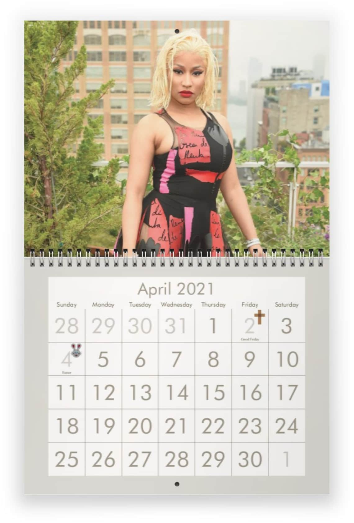 Nicki Minaj 2021 Wall Calendar Etsy