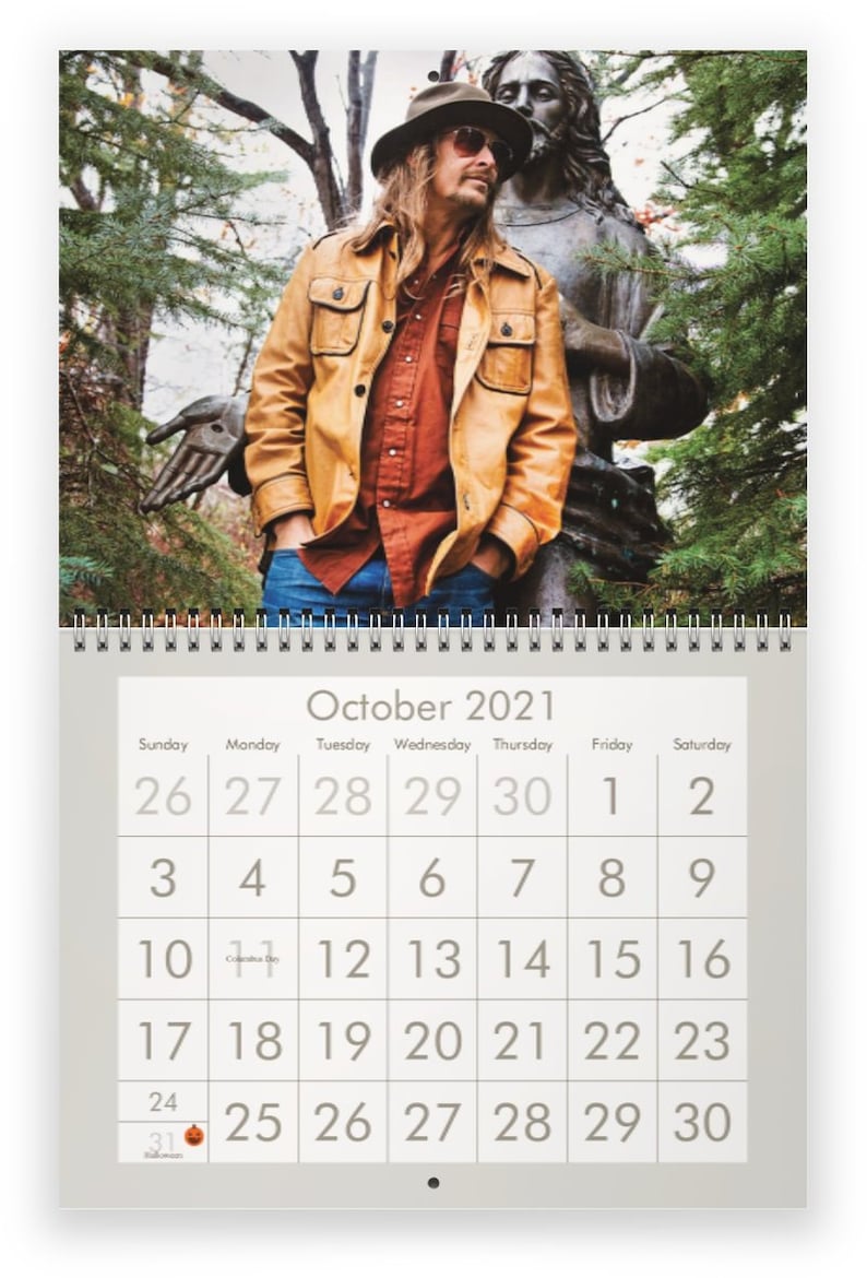 Kid Rock 2021 Wall Calendar Etsy