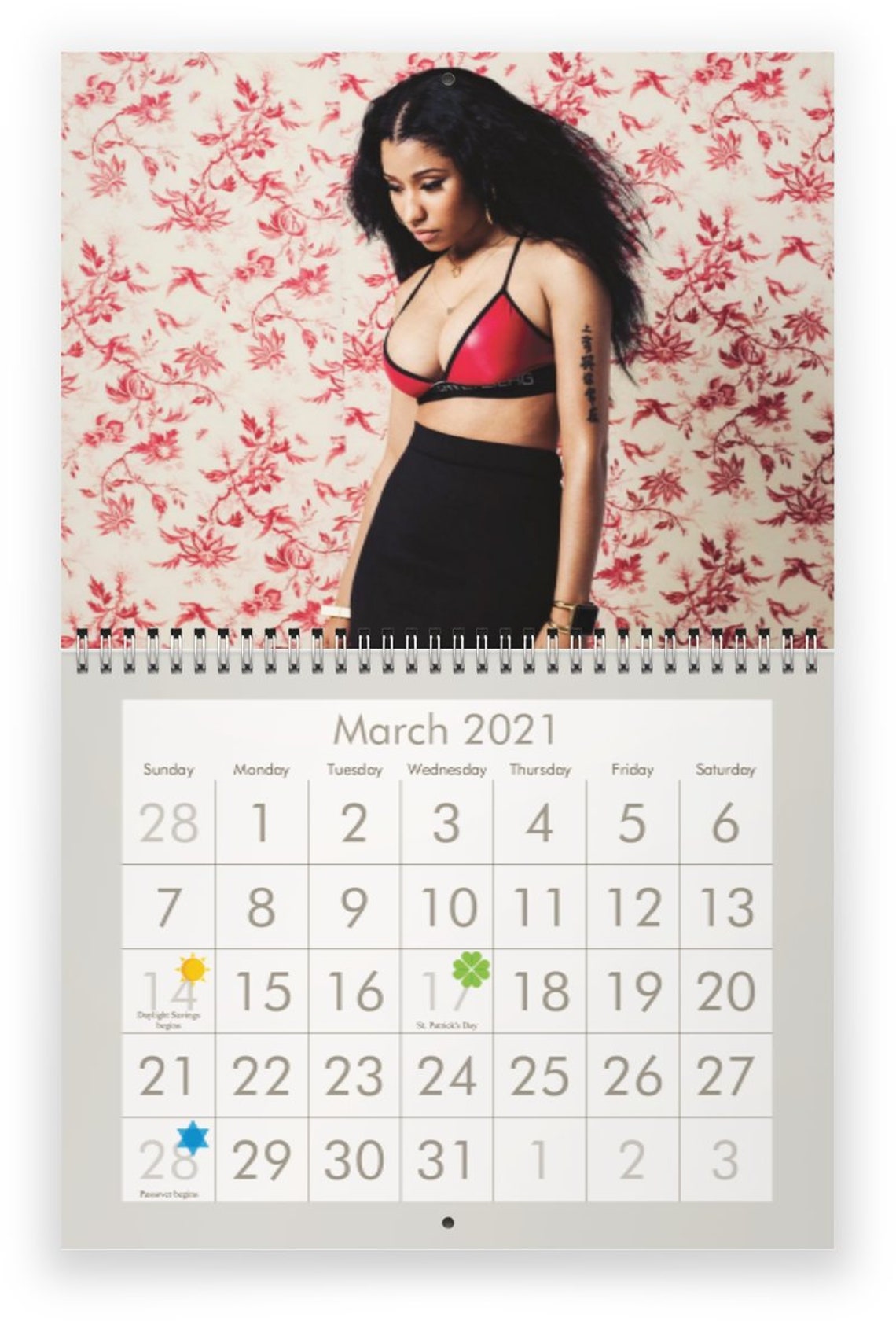 Nicki Minaj 2021 Wall Calendar Etsy