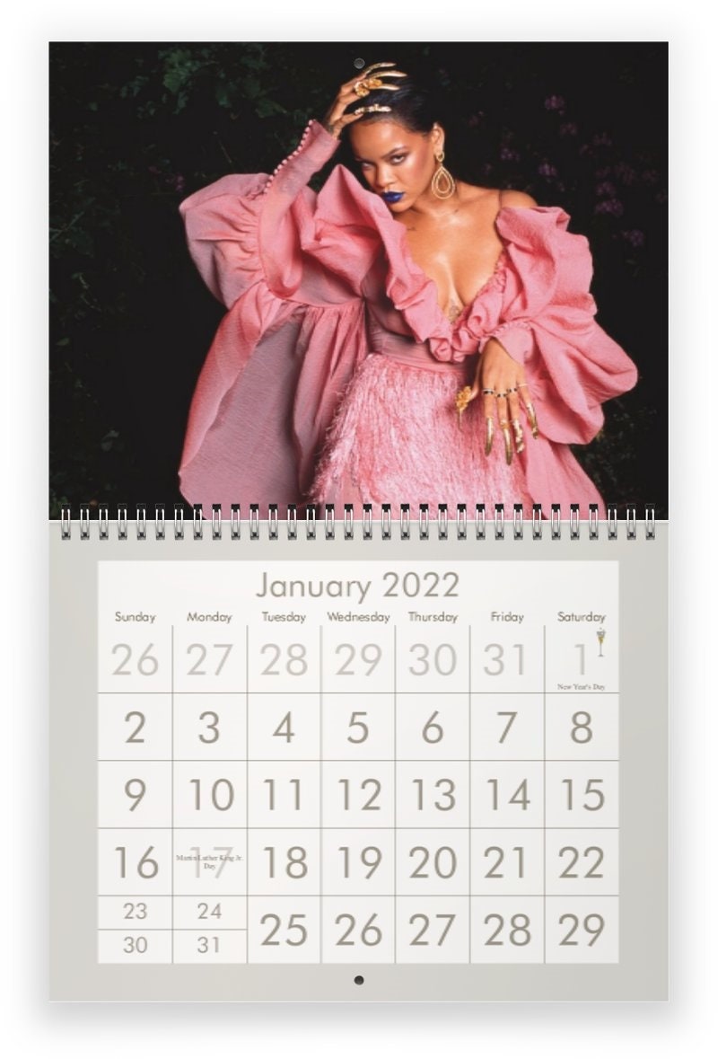 Rihanna 2022 A3 Wall Calendar Pop Icon & Music Legend 