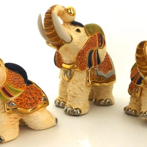 White Indian Elephant, Elephant Lovers Gift, Elephant Gift, Elephant Lover, Elephant Office Decor, Elephant Figurine, Ceramic Elephant