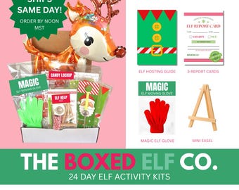 Elf Activity Kits, 24 Day Elf Kit, 12 Day Elf Kit, Christmas Elf Doll, Elf Props, Elf Arrival, Elf Mischief, Elf Departure, 2025 Elf Kits