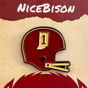 State of Indiana Helmet - Enamel Pin