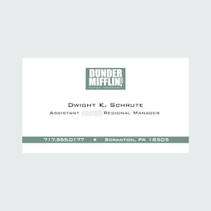 Office Business Card - Sticker/Magnet