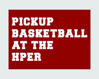 Pickup at the HPER - Sticker