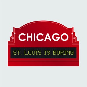 St. Louis is Boring - Sticker