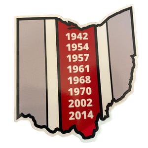 Columbus Titles - Vinyl Sticker