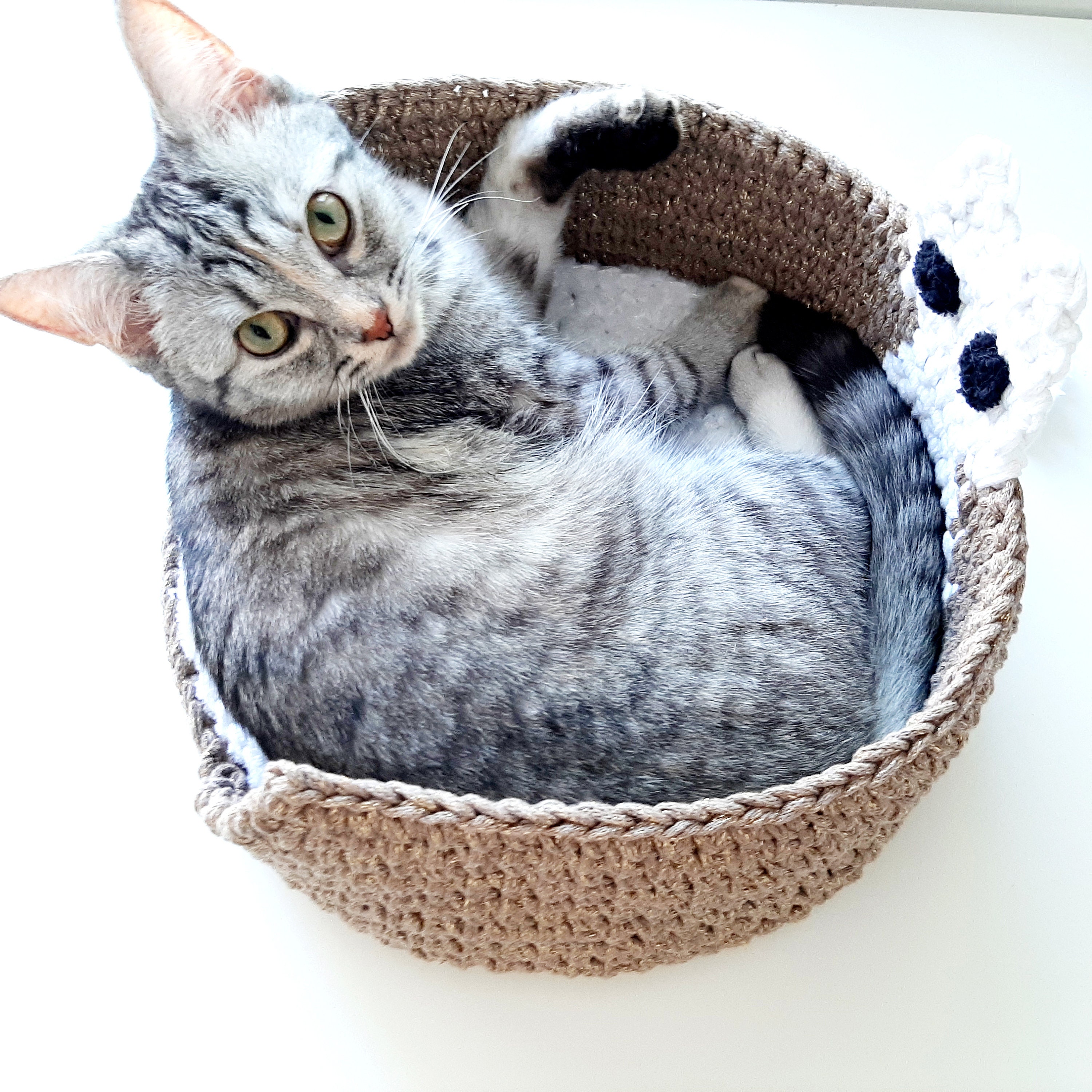 Cat bed for a cat Cute cat bed Cat play furniture Etsy