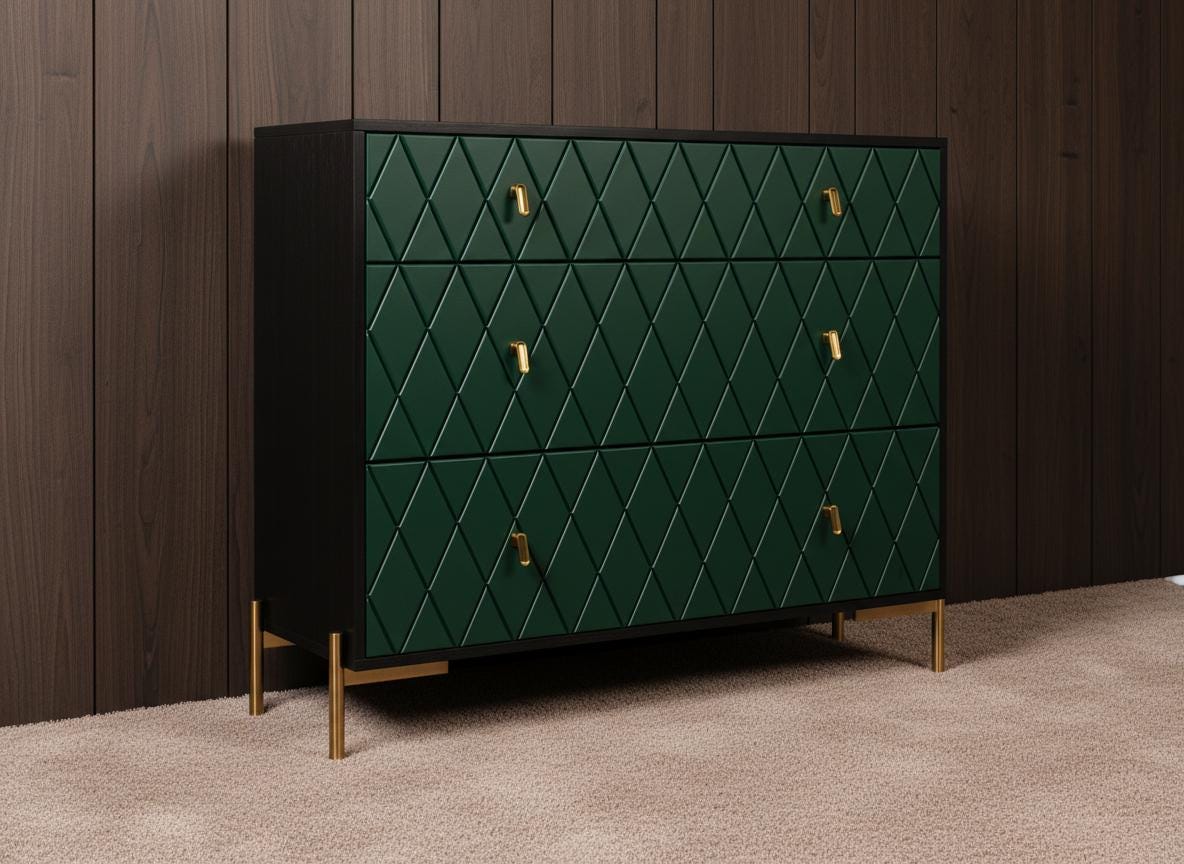emerald green dresser with mirror Girls' Emerald Green Lace Dress