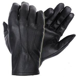 Pure Leather Unlined Dress/Driving Gloves with Snaps Perfect Fit Premium Soft