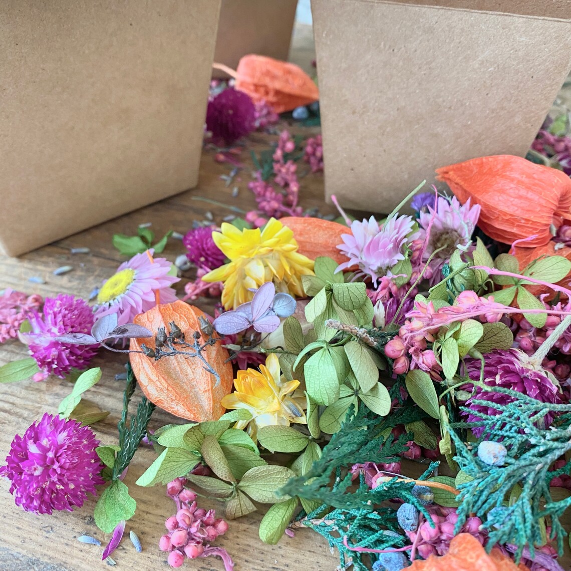 Dried Flower Confetti Etsy