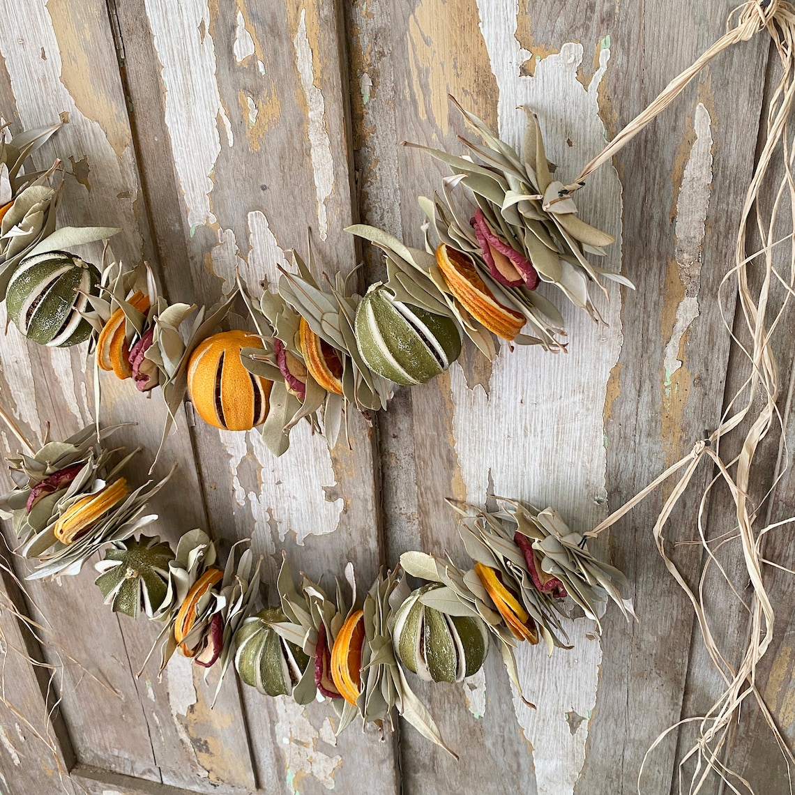 Harvest Fruits Garland - Etsy
