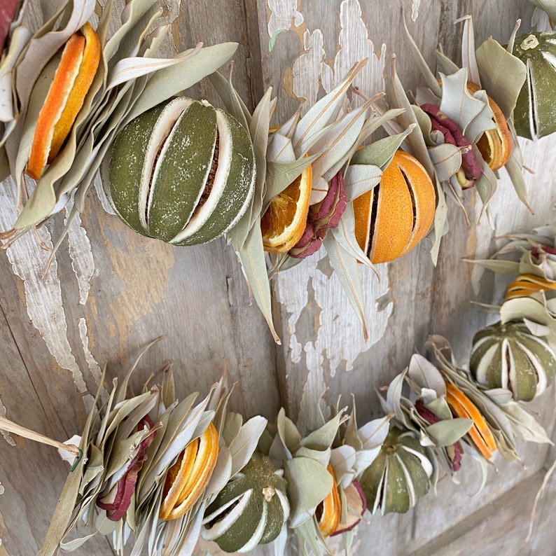 Harvest Fruits Garland Etsy