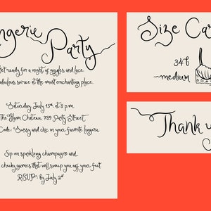 Letters From Madelyn Font: Quirky Cursive Script - Etsy