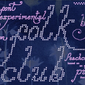 Folk Club Font Collection, 17 Experimental Pixel Styles, Cross-Stitch Effect (OTF/TTF)