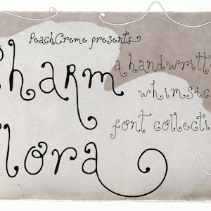 Charm Flora Font (TTF, WOFF, WOFF2)