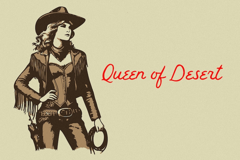 Rodeo Cowgirls Font: Western Typeface, Vintage Typography image 5