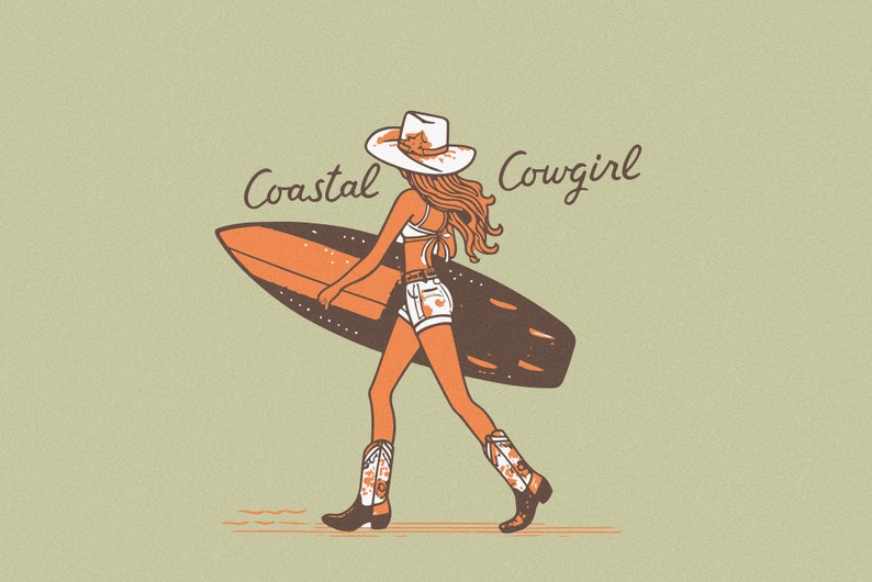 Rodeo Cowgirls Font: Western Typeface, Vintage Typography image 8