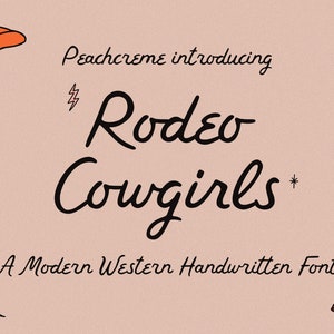 Rodeo Cowgirls Font: Western Typeface, Vintage Typography image 10