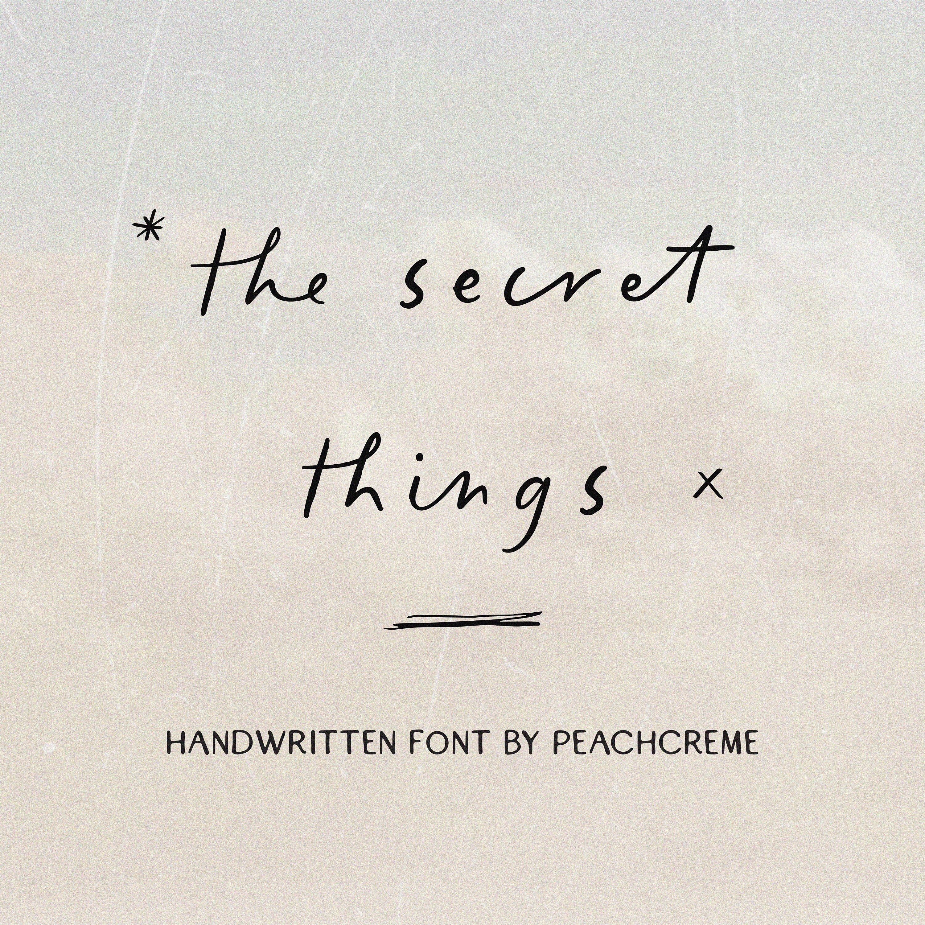 Handwritten Script Font, Cute Modern Lettering (OTF, TTF, WOFF) - Etsy