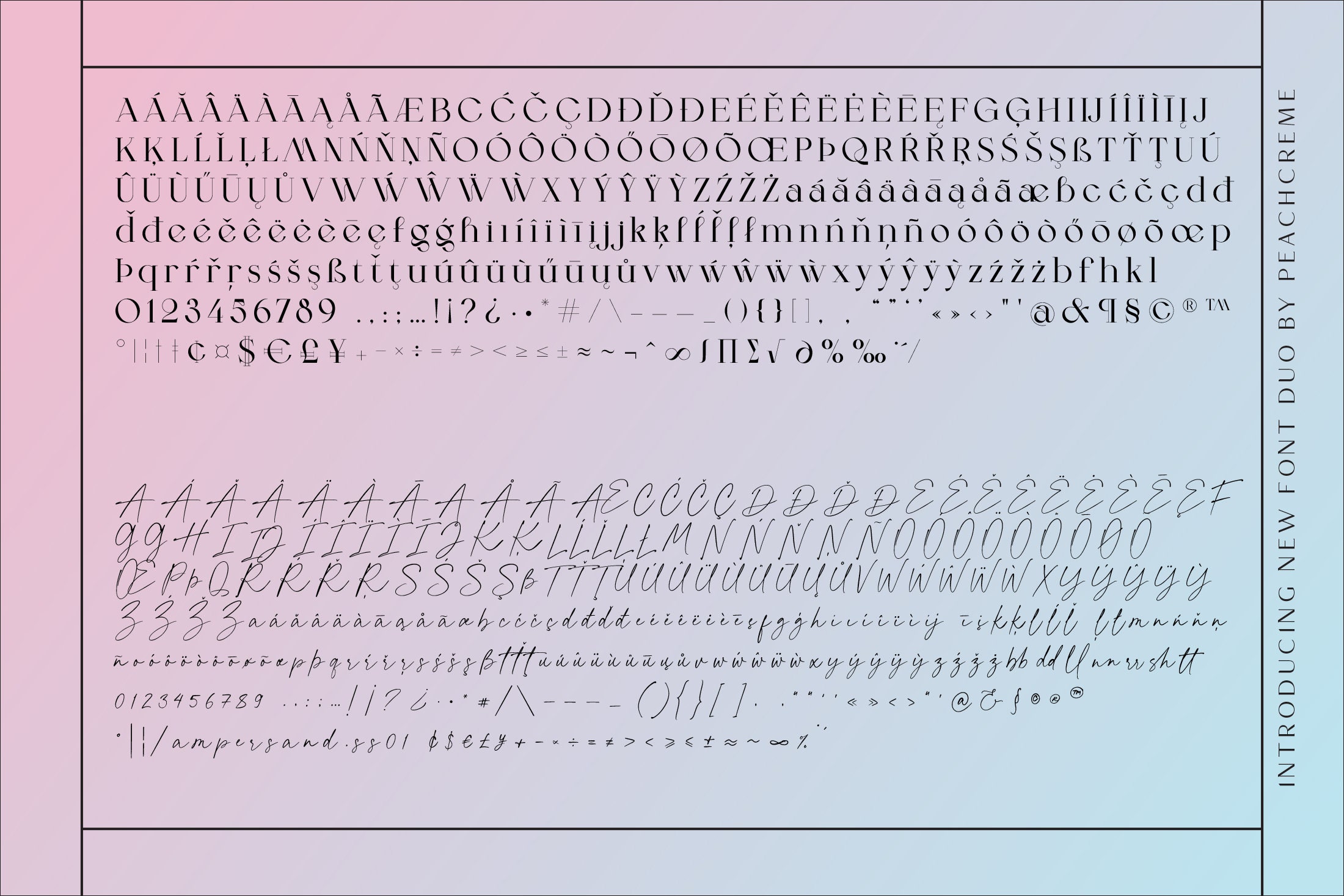 Display Serif Font, Lettering, Branding Fonts, Logo Font, Invitation ...