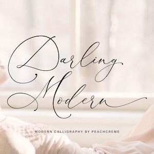 Wedding Font, Calligraphy Font, Wedding Font, Script Font, Handwritten Font , Calligraphy Script, Script Font, Darling Modern Font